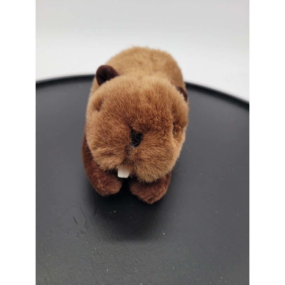 Vintage Mary Meyer Beaver Finger Puppet  1995 Plush Stuffed Animal